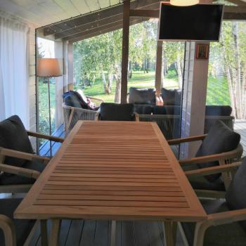 Обеденная группа Ideal Patio LEONOREN стол тик 180