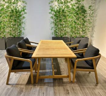 Обеденная группа Ideal Patio LEONOREN стол тик 220