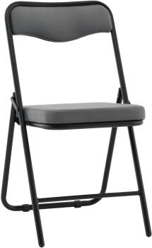 Велюр велютто темно-серый/каркас черный матовый