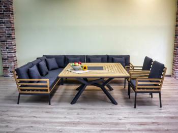 Обеденная группа Ideal Patio EGMONT угловая со столом 140х140