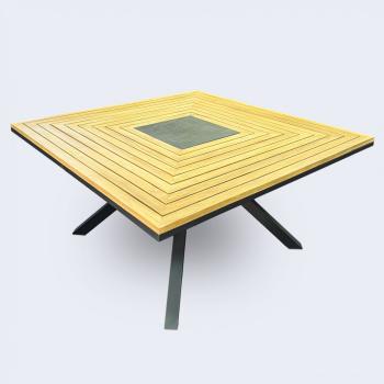 Стол обеденный Ideal Patio EGMONT из тика 140x140