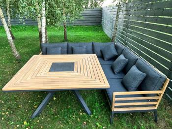 Стол обеденный Ideal Patio EGMONT из тика 140x140