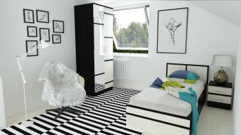 Шкаф 2-х створчатый СВК Сакура комбинированный