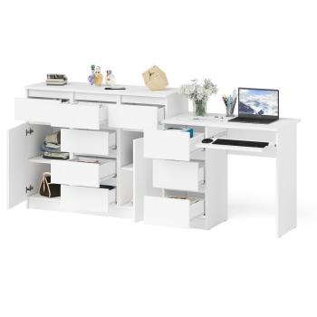 Стол компьютерный СВК Мори МС-6 левый + Комод МК1200.4