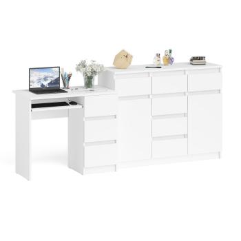 Стол компьютерный СВК Мори МС-6 правый + Комод МК1200.4