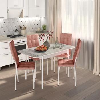 Обеденный комплект Betel Флорида+Волна (опора массив изогнутая)