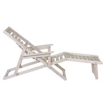 Шезлонг с подлокотниками Мебелик