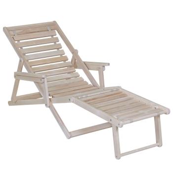 Шезлонг с подлокотниками Мебелик