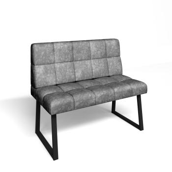 Велюр графит, черный муар