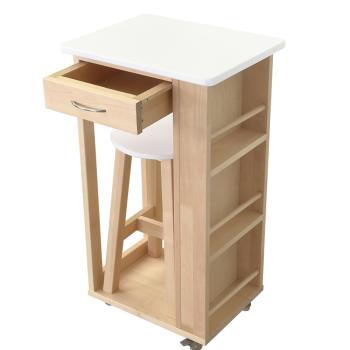 Тумба с табуретом Мебелик