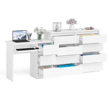 Стол компьютерный СВК Мори МС-6 правый + Комод МК1200.8