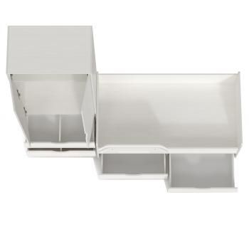 Кровать с ящиками Mobi Уна 11.22 + 13.327 Шкаф для одежды