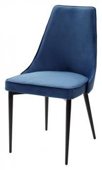 СИНИЙ #29, велюр/ черный каркас