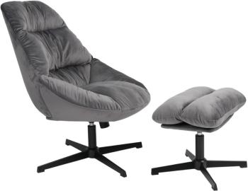 Кресло STOOL GROUP Оррелл с оттоманкой