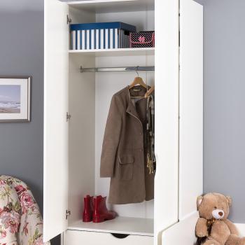 Кровать с ящиками Mobi Уна 11.22 + 13.327 Шкаф для одежды