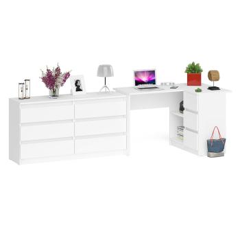 Стол компьютерный СВК Мори МС-16 правый + Комод МК1380.6