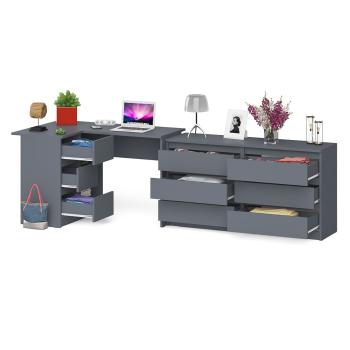 Стол компьютерный СВК Мори МС-16 левый + Комод МК1380.6