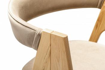 Кресло полубарное R-home Kaede Натуральный бук