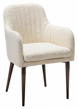 Бежевый (Buckle white)/Темный орех