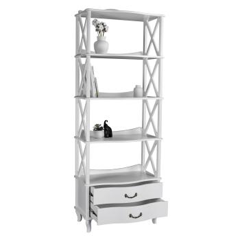 Этажерка Мебелик Джульетта-4 широкая