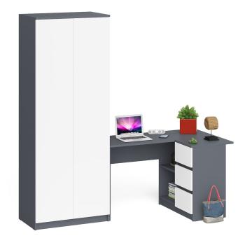 Стол компьютерный СВК Мори МС-16 правый + Шкаф МШ800.1