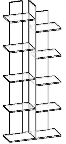 Стеллаж Мебелайн «Мебелайн – 5»