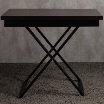 Стол-трансформер Левмар Apollo D23/S53 венге/черные опоры