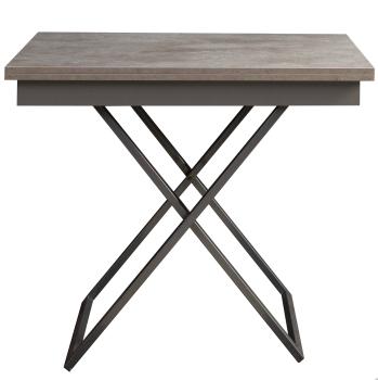 Стол-трансформер Левмар Apollo D51/S59 бетон/серебро