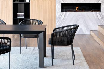 Обеденная группа на 4 персоны со стульями марсель 4sis Венето