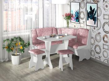 БЕЛЫЙ, велюр коралл