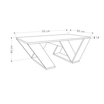 Стол журнальный LEVE PIPRA COFFEE TABLE
