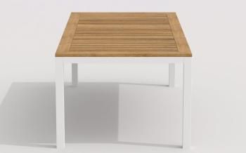 Обеденная группа Ideal Patio TELLA FESTA - стол тик 220/каркас белый