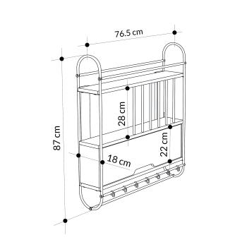 Шкаф настенный LEVE HOLI KITCHEN SHELF