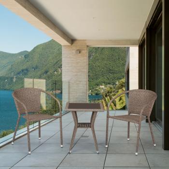 Комплект плетеной мебели Афина T25B/Y137C-W56