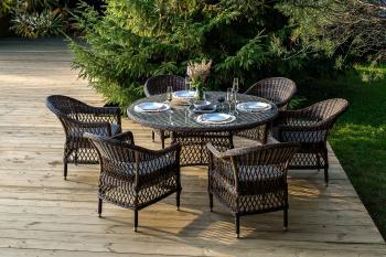 Обеденная группа плетеная 4sis Эспрессо-150 S