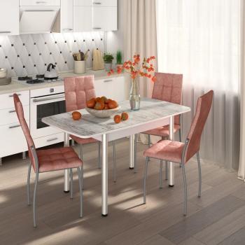 Обеденный комплект Betel Флорида+Волна (ноги окрас)