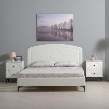 Кровать Mobi 11.36.01 + две 13.291 Тумбы Валенсия