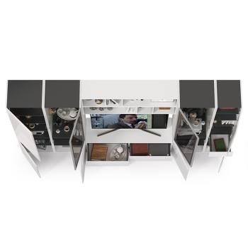 Гостиная Mobi Сидней Комплектация № 34 13.63 + 15.57 2шт + 13.200 + 13.201 2шт + 13.202