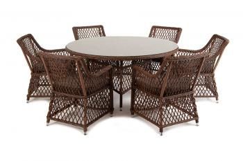 Обеденная группа плетеная 4sis