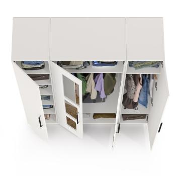 Шкаф для одежды 4-х створчатый Mobi Валенсия 13.329 + 13.207.01 2шт