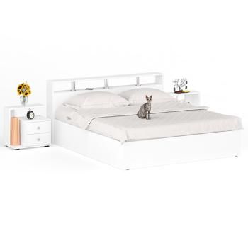 Кровать СВК Камелия 1800 + две тумбы