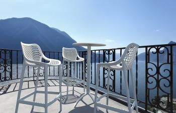 Стул пластиковый барный ReeHouse Air Bar