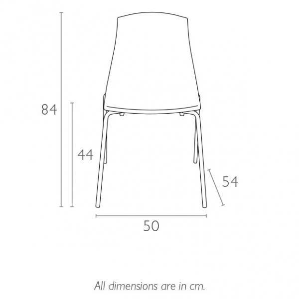 Стул прозрачный ReeHouse Siesta Contract Allegra