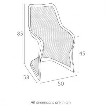 Стул пластиковый ReeHouse Bloom