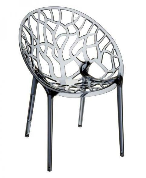 Кресло прозрачное ReeHouse Siesta Contract Crystal