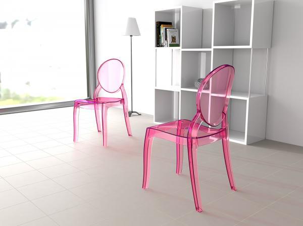 Стул прозрачный ReeHouse Siesta Contract Elizabeth