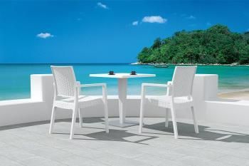 Кресло пластиковое плетеное ReeHouse Ibiza