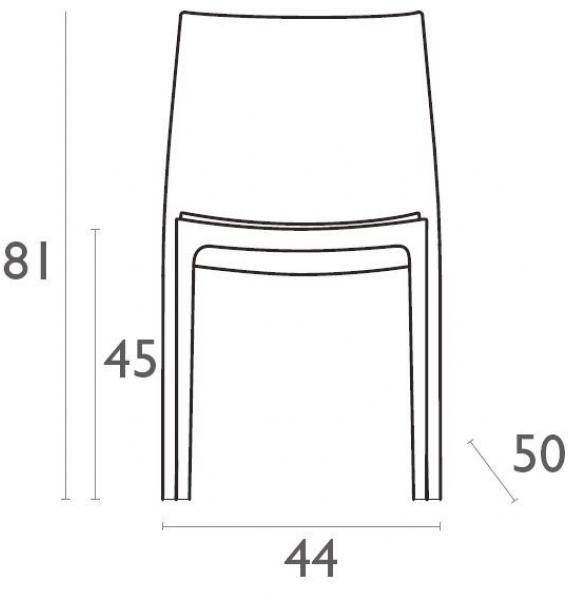 Стул пластиковый Siesta Contract Maya