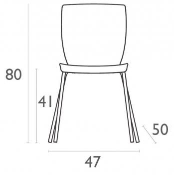 Стул пластиковый ReeHouse Mio
