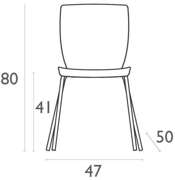 Стул пластиковый ReeHouse Siesta Contract Mio